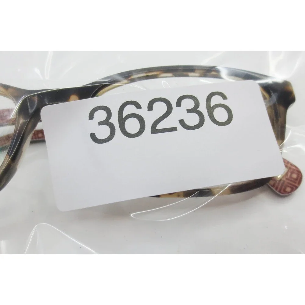Liz Claiborne L424 OFY2 Tortoise Shell Rectangular Eyeglasses Frames 48-17-130